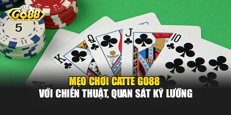 Mẹo chơi Catte Go88 với chiến thuật, quan sát kỹ lưỡng